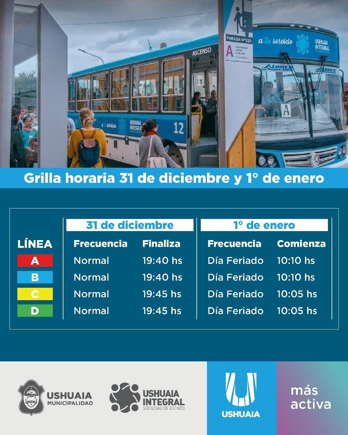 UISE INFORMA HORARIOS Y FRECUENCIAS DE COLECTIVOS PARA LAS FIESTAS DE ...