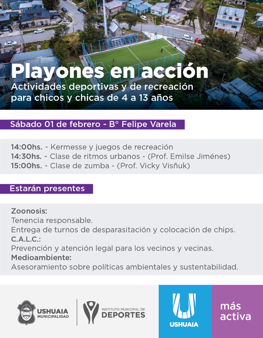 actividades en el Felipe Varela