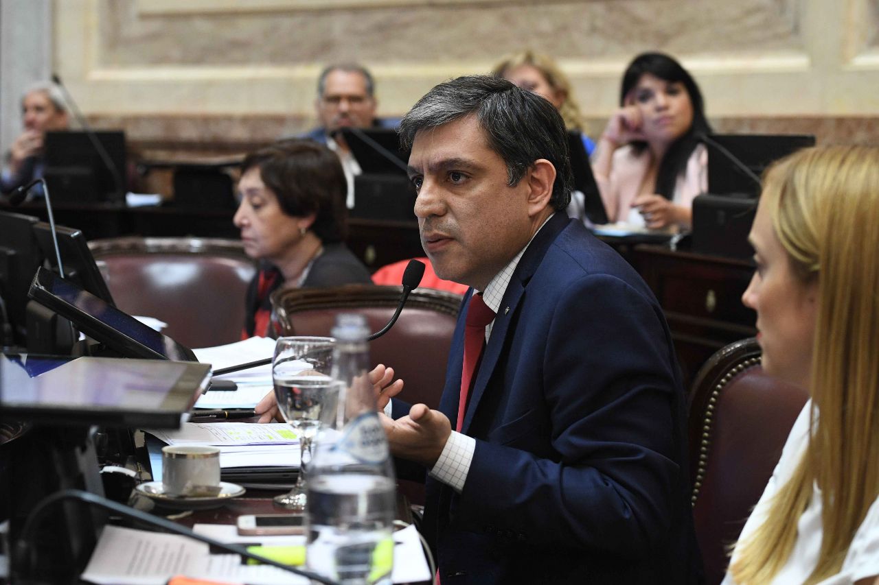 senador Rodriguez en sesion