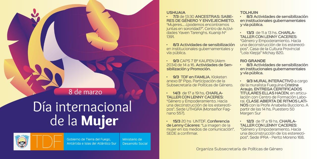 CONOCÉ LAS ACTIVIDADES PARA EL DÍA INTERNACIONAL DE LA MUJER QUE ...